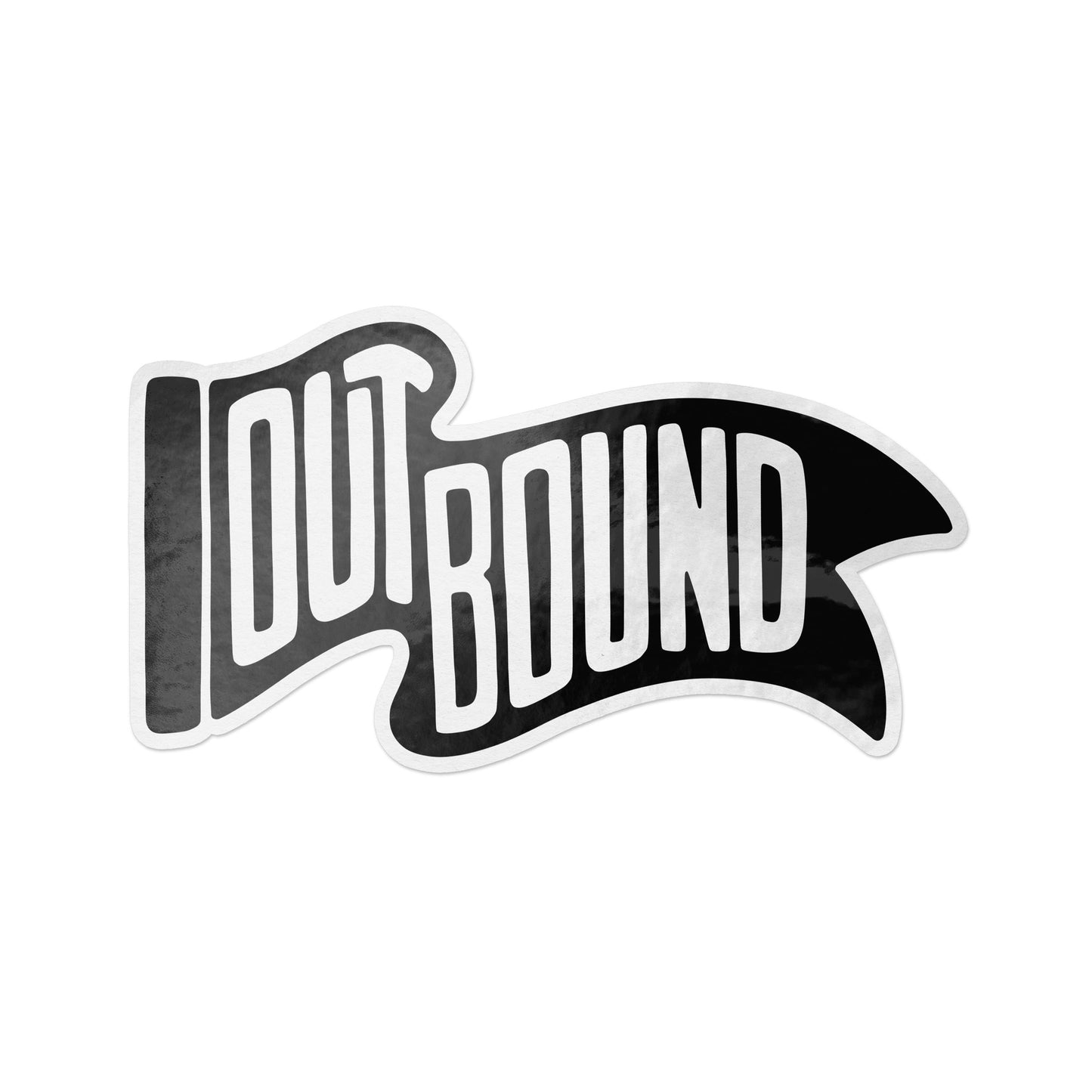 Outbound Flag Sticker